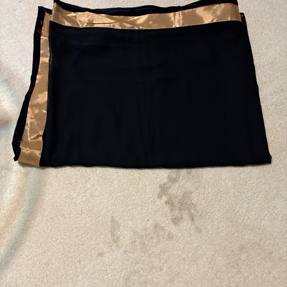 New beautiful Georgette  saree with matching designer blouse 36 inc bust - Picture 5 of 11